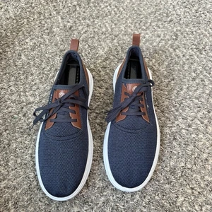 Cole Haan Grandsport Journey Herren 10 Sneaker Schuhe Navy Blau Woodbury Knit LESEN - Bild 1 von 8