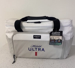RARE Michelob Ultra • Igloo Coast Compact Insulated 36 Can Cooler Duffel Bag - Bild 1 von 11