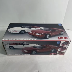 Mustang Burgundy 1989 Cabrio 5.0 Ford GT Fox Karosserie 1/18 GMP selten G1801819 - Bild 1 von 14