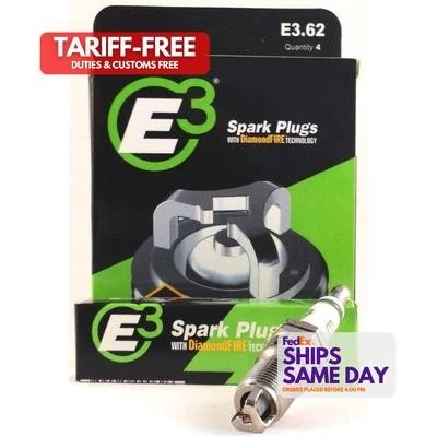 E3 Spark Plugs E3PE3.62 14 mm Thread Tapered Seat Spark Plug Performance Parts - Image 1 of 4