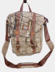 Marc Canvas Camouflage Jagd Messenger Crossbody Schultertasche Beuteltasche Druckknopfschnalle Reißverschluss - Bild 1 von 11