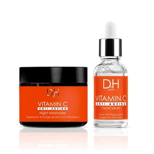 Anti-Aging Vitamin C Facial Serum 30ml + Vitamin C Anti-Ageing Night - Picture 1 of 6