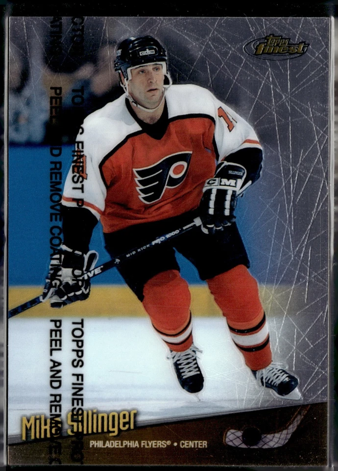 1998-99 Topps Finest Hockey #28 MIKE SILLINGER Philadelphia Flyers - Image 1 of 2
