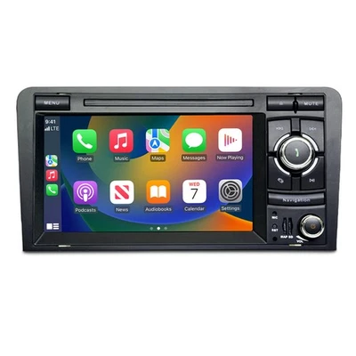 For Audi A3 2003-2013 Car Stereo Radio Fit Apple Carplay Android Auto GPS Wifi - Image 1 of 4