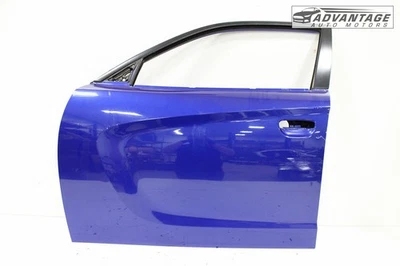 2016-2023 DODGE CHARGER FRONT LEFT EXTERIOR DOOR SHELL PANEL INDIGO BLUE OEM - Image 1 of 4
