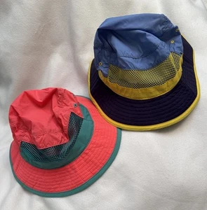 2 Cappelli da Sole Panama Jack Bambini UPF 50+ Ottima Protezione UV Cappello da Spiaggia 4-6X - Foto 1 di 6