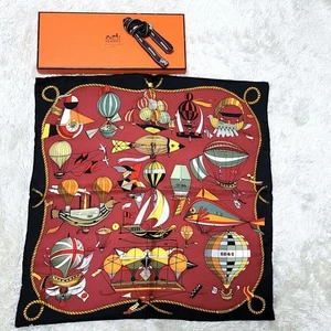 HERMES 45 Paris Les Folies du Ciel Square Silk Scarf Tags Box Unused. - Picture 1 of 10