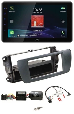 JVC DAB Lenkrad Bluetooth USB Autoradio für Seat Ibiza azabacheschwarz - Bild 1 von 4