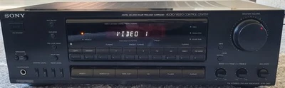 Sony STR-D611 AV Receiver HiFi Dolby Pro Logic 5.1 AM/FM No Remote Tested Works - Image 1 of 4