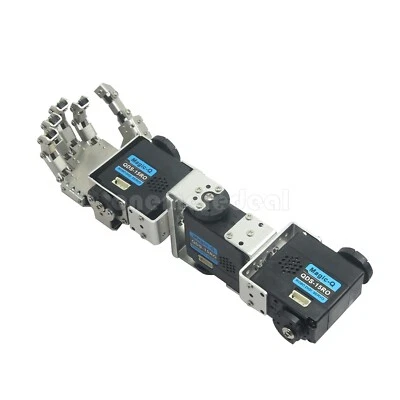 Humanoid Robot Left Hand Arm with Fingers Manipulator & Servo for DIY Robotics - Image 1 of 4