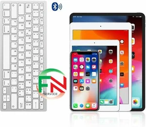 Tastiera Bluetooth Wireless OMOTON per IPHONE  iPad AIR PRO TABLET Ultrasottile  - Imagen 1 de 1