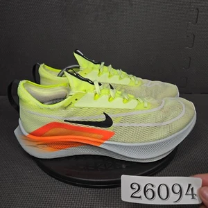 Nike Zoom Fly 4 Running Shoes Mens Sz 11 Yellow White Athletic Trainers Sneakers - Picture 1 of 12