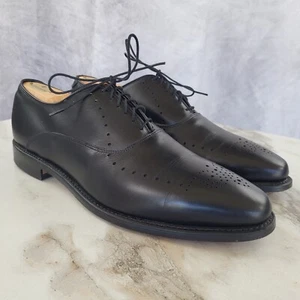 Allen Edmonds WEYBRIDGE Brogue Oxfords Men's Size 9.5 D 5908 Black - Picture 1 of 20
