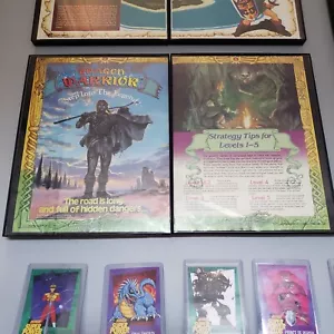 FRAMED Retro 1989 Dragon Warrior (Quest) ad/poster NES Video Game Wall Art v2 - Picture 1 of 10