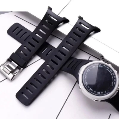 20mm Rubber Watchbands For Suunto T1 T1C T3 T3C T3D T4C T4D Men Sports Strap - Image 1 of 4