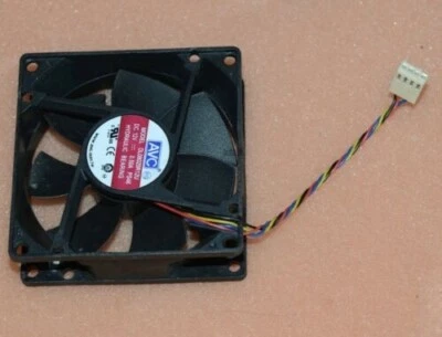 AVC DS08025R12U-011 8025 80mm x 25mm Hydraulic Cooling Fan DC 12V 0.5A - Bild 1 von 4