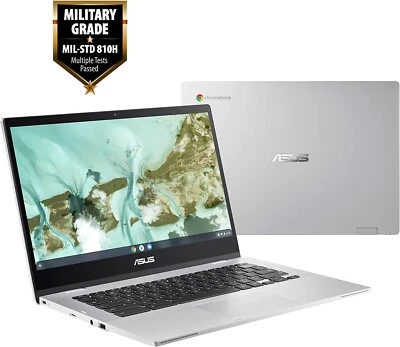 NEW ASUS Chromebook CX1400CNA-AS44F Laptop Notebook 14" 64GB eMMC Storage, 4GB R - Image 1 of 4