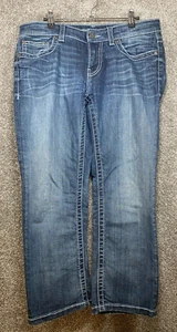 BKE Payton Jeans Damen 28 (34 x 24,5) Blau Distressed Low Rise Straight Leg - Bild 1 von 14