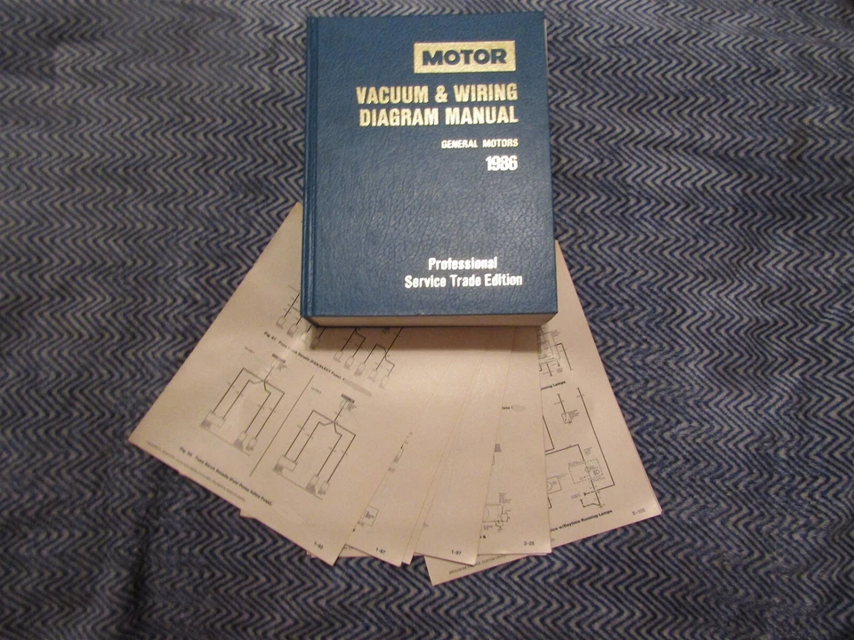 Chevrolet Caprice Oldsmobile 1986 juego de hojas de diagramas de cableado de crucero personalizado Foto 1 de 1