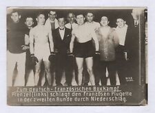 Boxen Boxsport boxing Deutschland Frankreich Prenzel Plugette Foto Photo 1920
