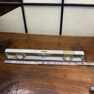 VINTAGE GLOBEMASTER NO. 60150 ALUMINUM MASON'S LEVEL. NICE! - Picture 1 of 12