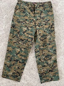 Camo Tru-Spec Pants Men’s Size Medium M Regular - Block Camouflage - Adjustable - Picture 1 of 7