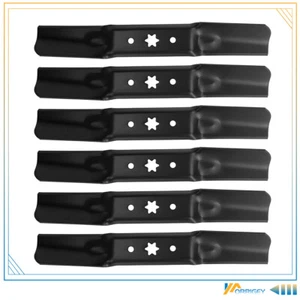 50" 6 Pack Mower Blades For Cub Cadet MTD 942-05052A 742-05052A XT1 XT2 Deck - Picture 1 of 7