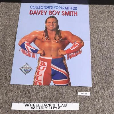 WCW Collector's Portrait #20 Davey Boy Smith The British Bulldog Vintage Poster - Image 1 of 2