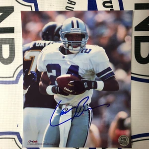 Larry Brown signed 8x10 Dallas Cowboys Superbowl XXX MVP Photo NB Autographs COA - Picture 1 of 4