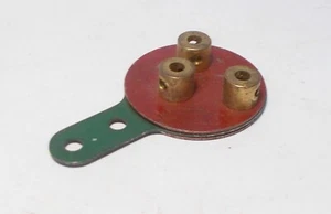 Original Meccano Triple Throw Eccentric - red/green - part 130 (A) - Picture 1 of 1
