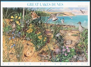 US S/A sheet of 10 Tenth in the Nature series #4352 Great Lake Dunes Mint Sheet - Picture 1 of 1