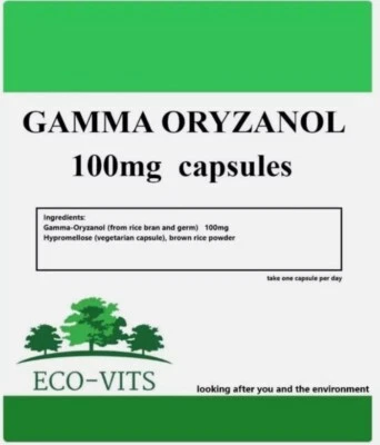 ECO-VITS Gamma Oryzanol 100mg Capsules – Antioxidant & Cholesterol Support - ECOVITS