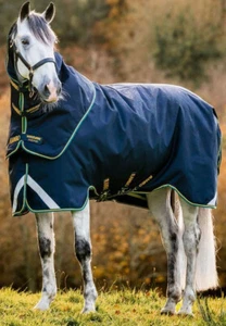 Horseware Rambo Duo Force 2.0 Turnout Rug 100g Outer with Hood 100g & 300g Liner - Picture 1 of 11