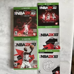 NBA 2K Lot: 2K16: Spike Lee & 2K18: Early Tip-Off Weekend, Microsoft Xbox One - Picture 1 of 4