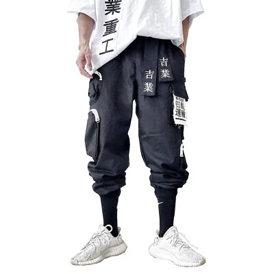 Niepce Kanji 日本街头服饰工装裤男式酷科技装慢跑 — 第 1/4 张图片