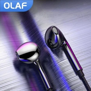 OLAF Wired Earphones 3.5mm In-Ear Headphones with Microphone Bass Stereo Earbuds - Picture 1 of 10