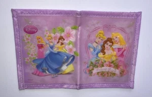 DISNEY "Princesse Petals" 4"x5" Lavender Bifold Bills Self Fastener A2 - Picture 1 of 10
