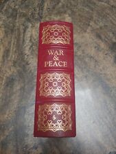 Easton Press WAR AND PEACE Tolstoy Collectors Limited Edition Leather Bound Book