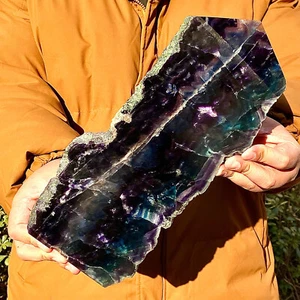 7.13LB Natural Fluorite Crystal Column Magic Wand Obelisk Point Earth Healing - Bild 1 von 12