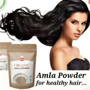 AMLA POWDER 16oz Healthy Hair, Organic, Indian Gooseberry, Gift, Free Shipping - Picture 1 of 6