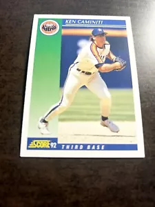 1992 Score #69 Ken Caminiti C106 - Picture 1 of 12