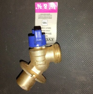 Everbilt 1/2" x 3/4" Brass Sillcock Valve, Sweat x Sweat, #108-553EB NEW!!! - Picture 1 of 5