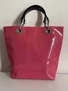 HOBBS Pink Patent Leather Medium Sized Tote Grab Bag - Picture 1 of 13