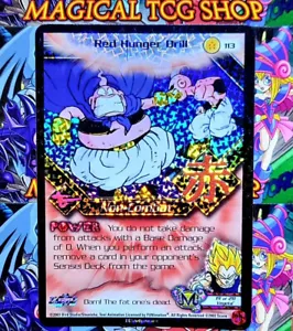 Dragon Ball Z CCG Red Hunger Drill Kid Buu Saga Limited Holo Foil Rare 113 DBZ - Picture 1 of 4