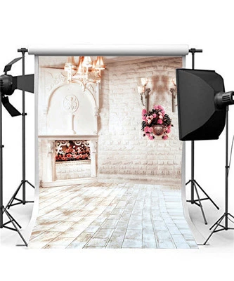 Romantic Background Photo Studio Vinyl 5x7FT Wedding Photography Backdrops Props - Image 1 of 3