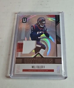 2018 Panini Unparalleled Victorious Whirl /50 Will Fuller V #VT-WF Jersey - Picture 1 of 1