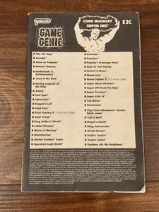 Game Genie Super NES Nintendo SNES E2C Galoob Strategy Magazine Players Guide - Picture 1 of 1