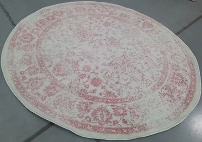 IVORY / ROSE 6'-0" x 6'-0" Back Stain Rug, Reduced Price 1172761775 ADR109H-6R - Image 1 of 4