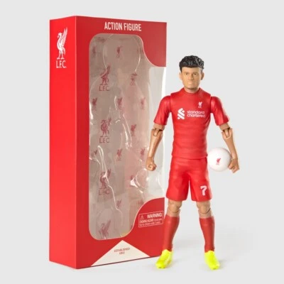 Figura de acción de fútbol coleccionable Banbo Toys CALCETINES Liverpool Luis Díaz 8" Foto 1 de 4