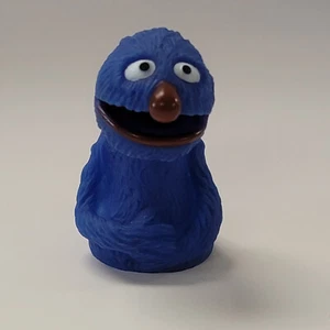Vintage 1970s Sesame Street 2.5" GROVER Finger Puppet Vinyl Muppets Inc - Picture 1 of 6
